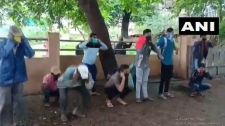 सांगली जिल्ह्यात कृष्णा काठी गेलेल्या हुल्लडबाज तरुणांना विशेष टास्क फोर्सचा दणका; काढायला लावल्या उठाबशा (Watch Video)