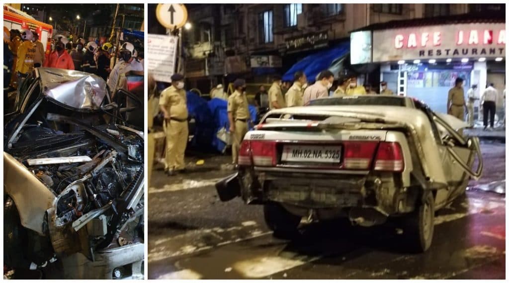 मुंबई: भरधाव होंडा सिटी कारच्या धडकेत 4 ठार, 4 जखमी; क्रॉफर्ड मार्केट येथील घटना मुंबई: भरधाव होंडा सिटी कारच्या धडकेत 4 ठार, 4 जखमी; क्रॉफर्ड मार्केट येथील घटना