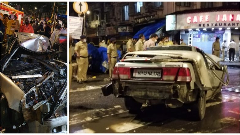 मुंबई: भरधाव होंडा सिटी कारच्या धडकेत 4 ठार, 4 जखमी;  क्रॉफर्ड मार्केट येथील घटना