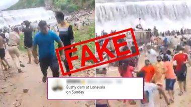 Bhushi Dam in Lonavala Over The Weekend Fake Viral Video: सोशल मीडियामध्ये भूशी डॅम वर गर्दीचा कथित व्हिडिओ व्हायरल; लोणावळा मधील नव्हे तर गर्दी राजस्थानच्या गोवटा डॅम वरील