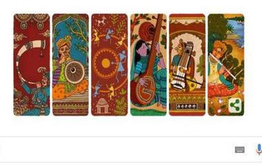 भारताचा स्वातंत्र्यदिन 2020 Google Doodle: 74 व्या स्वातंत्र्यदिनाच्या शुभेच्छा देणारे भारतीय संगीतकलेवर आधारित गूगल डूडल पाहा