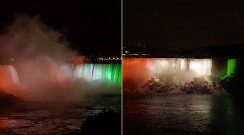 Niagara Falls: नायगरा धबधब्यावर तिरंग्याची रोषणाई करुन असे झाले भारतीय स्वातंत्र्यदिनाचे सेलिब्रेशन (Watch Video) Niagara Falls: नायगरा धबधब्यावर तिरंग्याची रोषणाई करुन असे झाले भारतीय स्वातंत्र्यदिनाचे सेलिब्रेशन (Watch Video)