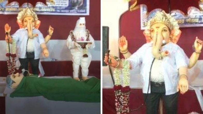 Nagpur Hilltop Cha Raja: नागपुर मध्ये डॉक्टर च्या रुपात अवतरले बाप्पा, हिलटॉप चा राजा चे सुंंदर फोटो इथे पाहा