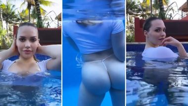 XXX Star Mia Malkova Video: PornHub स्टार मिया मालकोवा ने Bikini Booty दाखवत शेअर केला स्विमिंग पूल मधला Naughty व्हिडिओ