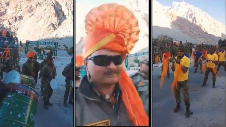 Maratha Regiment Ganpati Celebration: कारगिल मध्ये जवानांंनी ढोलताशाच्या गजरात केलं बाप्पाचं स्वागत? पहा या Viral Video चं फॅक्ट चेक