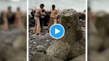 मुंंबई पोलिसांनी Worli Sea Face जवळ समुद्रात बुडणार्‍या वृद्धाला वाचवले; गृहमंत्री अनिल देशमुख यांंनी शेअर केला Video