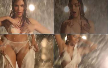 Sherlyn Chopra Stripping In Rain Video: शर्लिन चोपडा ने साडी ते Lingerie स्ट्रिपिंग करत पावसात भिजताना दाखवलेल्या 'या' अदा पाहुन लागेल वेड