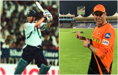 VVS Laxman Recalls Sachin Tendulkar's Sharjah Knock: शारजाह स्टेडियममध्ये पोहचताच व्हीव्हीस लक्ष्मणला आली सचिन तेंडुलकरच्या डेजर्ट स्टॉर्म डावाची आठवण, पाहा मास्टर-ब्लास्टरची प्रतिक्रिया