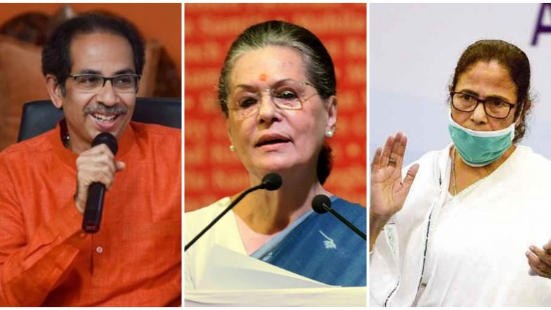 उद्धव ठाकरे, ममता बॅनर्जी यांच्यासह काँग्रेस मुख्यमंत्र्यांसोबत सोनिया गांधी यांची बैठक