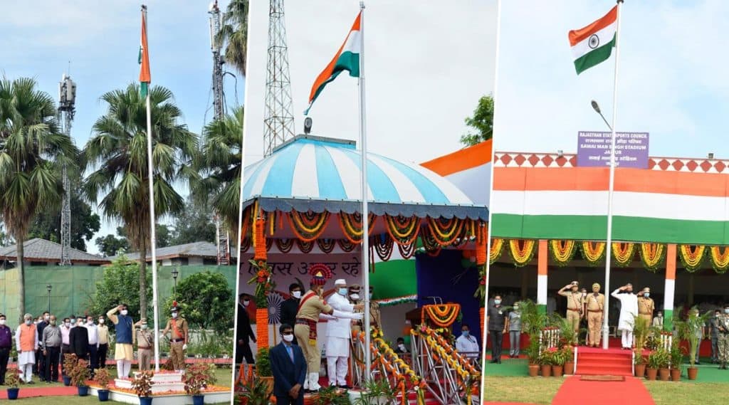 Independence Day 2020: देशातील विविध राज्य आणि केंद्रशासित प्रदेशात पार पडलेल्या ध्वजवंदनाचे खास क्षण (Photos Inside) Independence Day 2020: देशातील विविध राज्य आणि केंद्रशासित प्रदेशात पार पडलेल्या ध्वजवंदनाचे खास क्षण (Photos Inside)