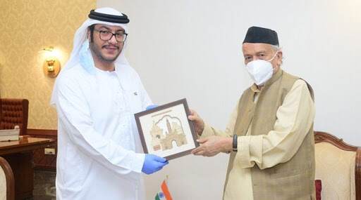 संयुक्त अरब अमिराती दूतावासाच्या प्रभारी प्रमुखांनी घेतली राज्यपाल भगत सिंह कोश्यारी यांची भेट संयुक्त अरब अमिराती दूतावासाच्या प्रभारी प्रमुखांनी घेतली राज्यपाल भगत सिंह कोश्यारी यांची भेट