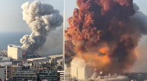 Beirut Blast: लेबनानची राजधानी बेरूतमध्ये झालेल्या स्फोटांत 10 जणांचा मृत्यू; पहा व्हिडिओ Beirut Blast: लेबनानची राजधानी बेरूतमध्ये झालेल्या स्फोटांत 10 जणांचा मृत्यू; पहा व्हिडिओ
