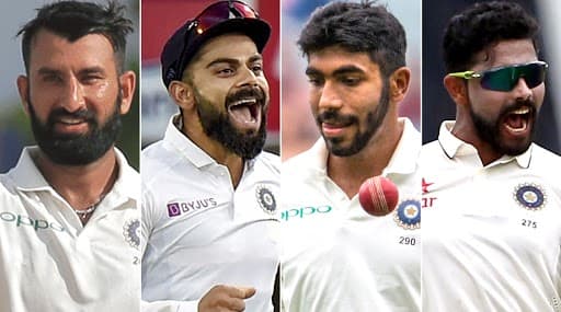 ICC Test Rankings: आयसीसीची कसोटी क्रमवारीत चेतेश्वर पुजाराला मिळाली बढती; विराट कोहली, जसप्रीत बुमराह, रविंद्र जाडेजाचे स्थान कायम ICC Test Rankings: आयसीसीची कसोटी क्रमवारीत चेतेश्वर पुजाराला मिळाली बढती; विराट कोहली, जसप्रीत बुमराह, रविंद्र जाडेजाचे स्थान कायम