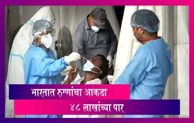 Coronavirus Pandemicभारतात कोरोना संक्रमितांचा आकडा 48 लाखांच्या पार; 24 तासात 92,071 नवे रुग्ण