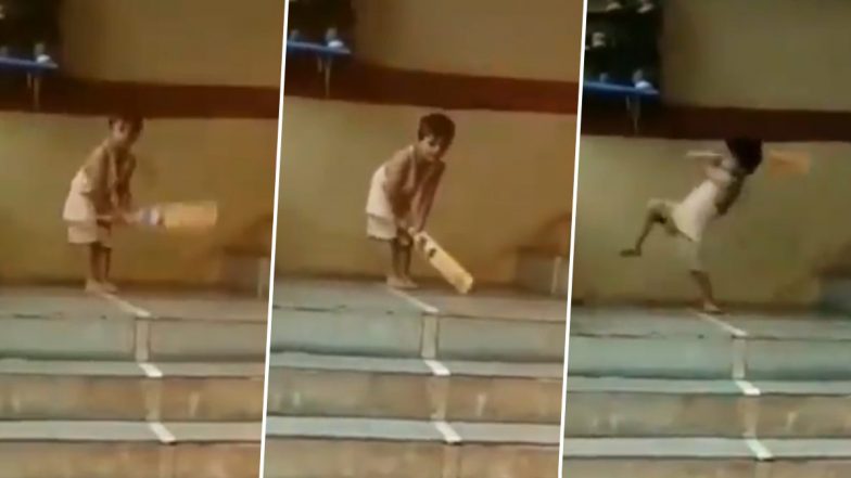 Kid Hitting Powerful Shots: लहान मुलाच्या स्फोटक फलंदाजीचा व्हिडिओ व्हायरल, पाहून यूजर्स म्हणाले- 'मिनी रिषभ पंत', पाहा Video