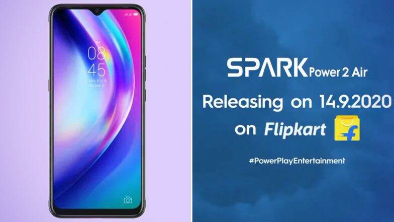 Tecno कंपनीचा Spark Power 2 Air स्मार्टफोन Flipkart च्या माध्यमातून प्रथमच होणार भारतात लाँच, 14 सप्टेंबरला दुपारी 12 वाजता होणार लाईव्ह