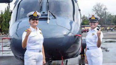 Navy's First Women Combat Aviators: सब लेफ्टनंट कुमुदिनी त्यागी आणि रिती सिंग या 2 महिला अधिकाऱ्यांची इतिहासामध्ये पहिल्यांदाचं नौदलाच्या हेलिकॉप्टर तुकडीमध्ये Observers म्हणून नियुक्ती