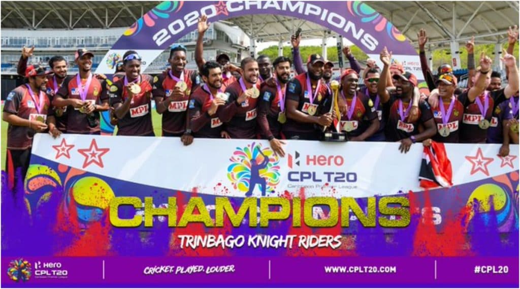 CPL 2020 Final: शाहरुख खानच्या ट्रिनबागो नाइट रायडर्सने लगावला विजेतेपदाचा चौकार, 'बादशाह' खानने अशाप्रकारे केले अभिनंदन (See Tweet) CPL 2020 Final: शाहरुख खानच्या ट्रिनबागो नाइट रायडर्सने लगावला विजेतेपदाचा चौकार, 'बादशाह' खानने अशाप्रकारे केले अभिनंदन (See Tweet)