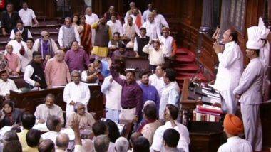 8 Rajya Sabha MP Suspended for a week: शेतकऱ्यांच्या मुद्द्यावर राज्यसभेत झालेल्या गदारोळ प्रकरणी राजीव सातव यांच्यासह अन्य 7 खासदारांचे निलंबन