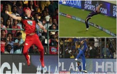 Top 5 Best Catches in IPL History: उत्कृष्ट फिल्डिंग व झेल पकडून खेळाडूंनी बदलला सामना; आयपीएलच्या इतिहासातील 'हे' 5 हैराण करणारे कॅच पुन्हा पाहाच! (Watch Videos)