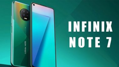 Infinix Note 7 स्मार्टफोन 16 सप्टेंबरला होणार लॉन्च, युजर्सला मिळू शकतात 'हे' दमदार फिचर्स