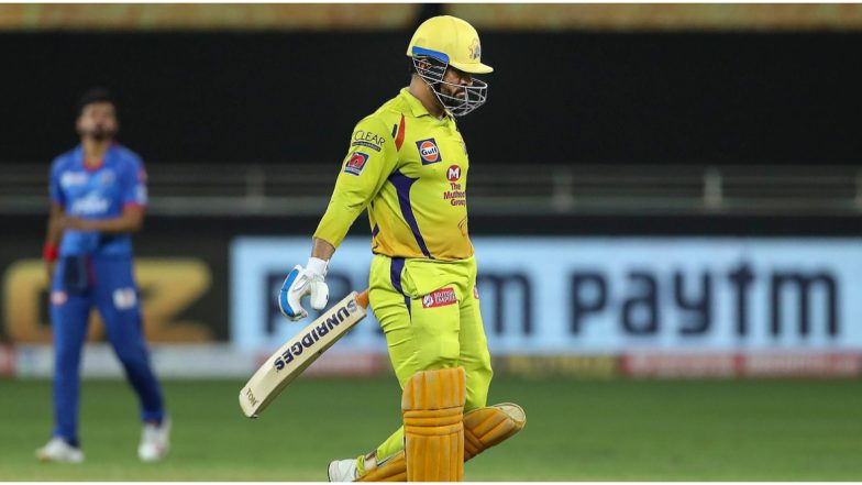 IPL 2021: CSK कॅप्टन MS Dhoni दिल्ली कॅपिटल्सविरुद्ध कमबॅक सामन्यात ‘गोल्डन डक’चा शिकार, 2015 नंतर पहिल्यांदा भोपळा न फोडता परतला माघारी