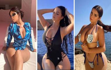 Demi Rose Hot Photos: हॉट मॉडेल डेमी रोज चे हे Sexy Bikini Pictures आहेत Figure Goals! जरा एकट्यातच पाहा