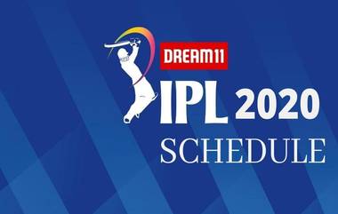 IPL 2020 Schedule: BCCI कडुन UAE  मधील आयपीएल 13 चे वेळापत्रक जाहीर, तुमच्या आवडत्या टीम ची मॅच कधी होणार इथे पाहा