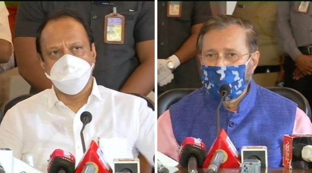 पुणे: कोरोना संकट नियंंत्रणात आणण्यासाठी अजित पवार यांंनी प्रकाश जावडेकर यांंच्यामार्फत केंद्राकडे केल्या 'या' मागण्या पुणे: कोरोना संकट नियंंत्रणात आणण्यासाठी अजित पवार यांंनी प्रकाश जावडेकर यांंच्यामार्फत केंद्राकडे केल्या 'या' मागण्या