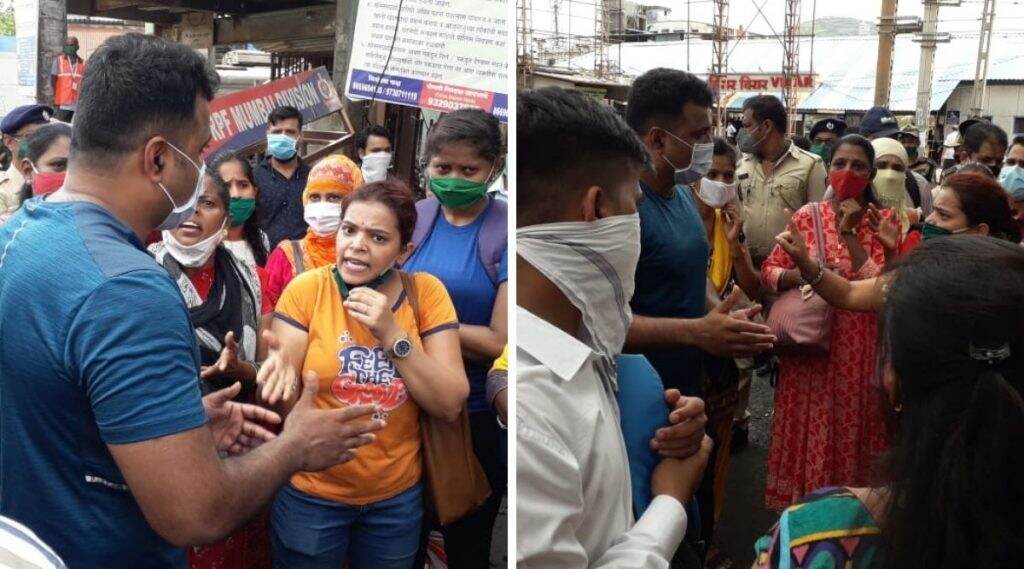 Mumbai Local: मुंंबई लोकल ट्रेन लवकर सुरु करा, संतप्त प्रवाशांचं विरार मध्ये आंदोलन (Watch Video) Mumbai Local: मुंंबई लोकल ट्रेन लवकर सुरु करा, संतप्त प्रवाशांचं विरार मध्ये आंदोलन (Watch Video)