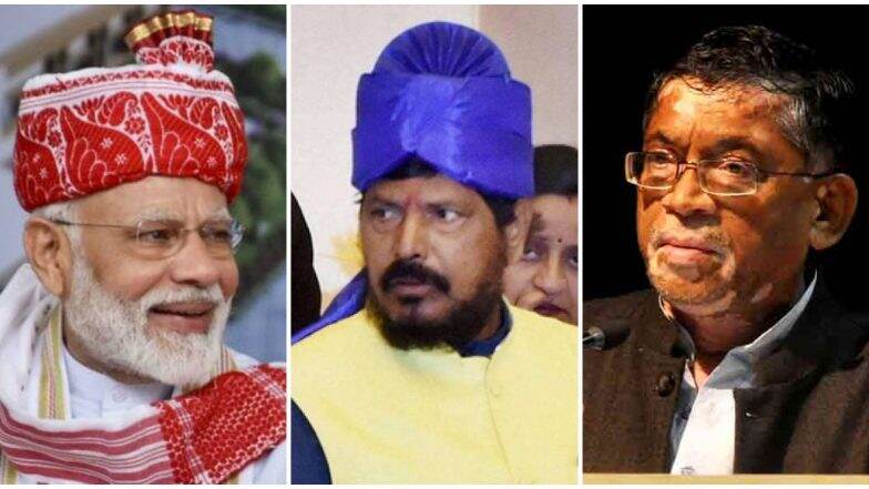 Ramdas Athawale Poem On Prime Minister Narendra Modi Video: रामदास आठवले यांची पंतप्रधान मोदी यांच्यावर कविता 'इसलिये 'वो' करते है मोदीजी से प्यार'
