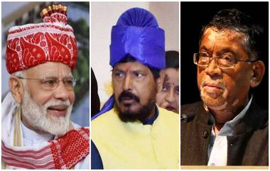 Ramdas Athawale Poem On Prime Minister Narendra Modi Video: रामदास आठवले यांची पंतप्रधान मोदी यांच्यावर कविता 'इसलिये 'वो' करते है मोदीजी से प्यार'