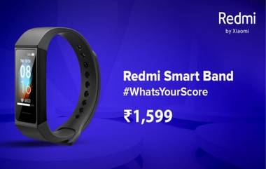 Redmi Smart Band भारतामध्ये झालं लॉन्च; किंमत 1,599 रूपये, इथे जाणून घ्या खास फीचर्स