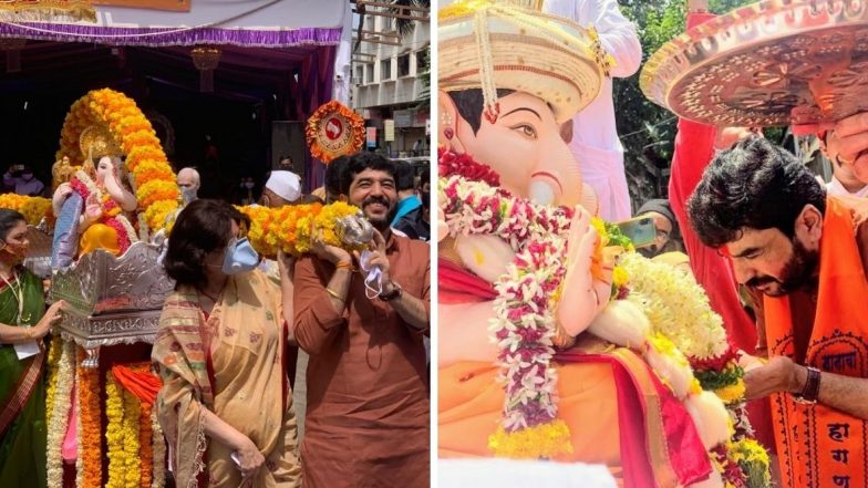 Pune Ganeshotsav 2020:  पुण्याच्या पाचही मानाच्या गणपतींचे विसर्जन अत्यंत साधेपणाने संपन्न