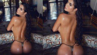 Demi Rose Topless Photo: हॉट फिगरमुळे चर्चेत असलेल्या डेमी रोज हिने सोशल मीडियात पोस्ट केला Topless फोटो, जरा एकट्याच पहा