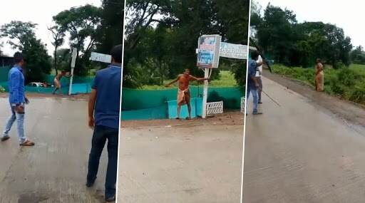 Viral Videos: जळगाव येथे साधुच्या वेशात हाती आलेल्या मनोरुग्णाने त्रिशुळ फेकुन पेट्रोल पंंपावरील कर्मचार्यावर केला हल्ला Viral Videos: जळगाव येथे साधुच्या वेशात हाती आलेल्या मनोरुग्णाने त्रिशुळ फेकुन पेट्रोल पंंपावरील कर्मचार्यावर केला हल्ला