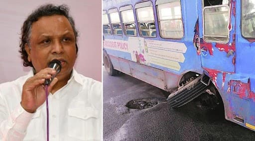 मुंबईच्या रस्त्यावरील खड्यांमध्ये महापालिकेतील कारभाऱ्यांच्या 'भ्रष्ट कार्य कर्तुत्वाची चाक' पहा कशी निखळून पडत आहेत; आशिष शेलार यांची BMC वर टीका मुंबईच्या रस्त्यावरील खड्यांमध्ये महापालिकेतील कारभाऱ्यांच्या 'भ्रष्ट कार्य कर्तुत्वाची चाक' पहा कशी निखळून पडत आहेत; आशिष शेलार यांची BMC वर टीका