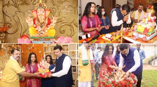 Ganapati Immersion 2020: कोरोनाच्या पार्श्वभूमीवर विरोधीपक्षनेते देवेंद्र फडणवीस यांनी आपल्या निवासस्थानीच केले गणपतीचे विसर्जन; पाहा संपूर्ण व्हिडिओ Ganapati Immersion 2020: कोरोनाच्या पार्श्वभूमीवर विरोधीपक्षनेते देवेंद्र फडणवीस यांनी आपल्या निवासस्थानीच केले गणपतीचे विसर्जन; पाहा संपूर्ण व्हिडिओ