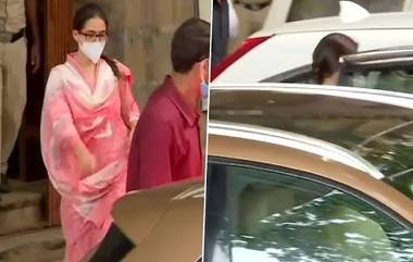 Sara Ali Khan Leaves From NCB Office: तब्बल 4 तासांच्या चौकशीनंतर अभिनेत्री सारा अली खान एनसीबीच्या कार्यालयातून पडली बाहेर; पाहा फोटो