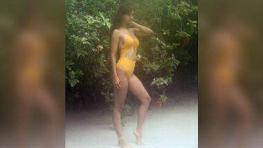 Disha Patani Hot Look In Yellow Monokini: दिशा पटानी ने शेअर केला पिवळ्या रंगाच्या मोनोकिनीतील फोटो; Watch Photo