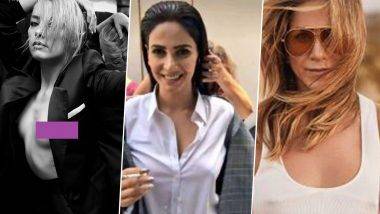 No Bra Day 2020: अभिनेत्री Jennifer Aniston, Kim Kardashian ते  Saba Qamar या स्टार्सनी दिलाय बेधडक  'नो ब्रा' लूक!