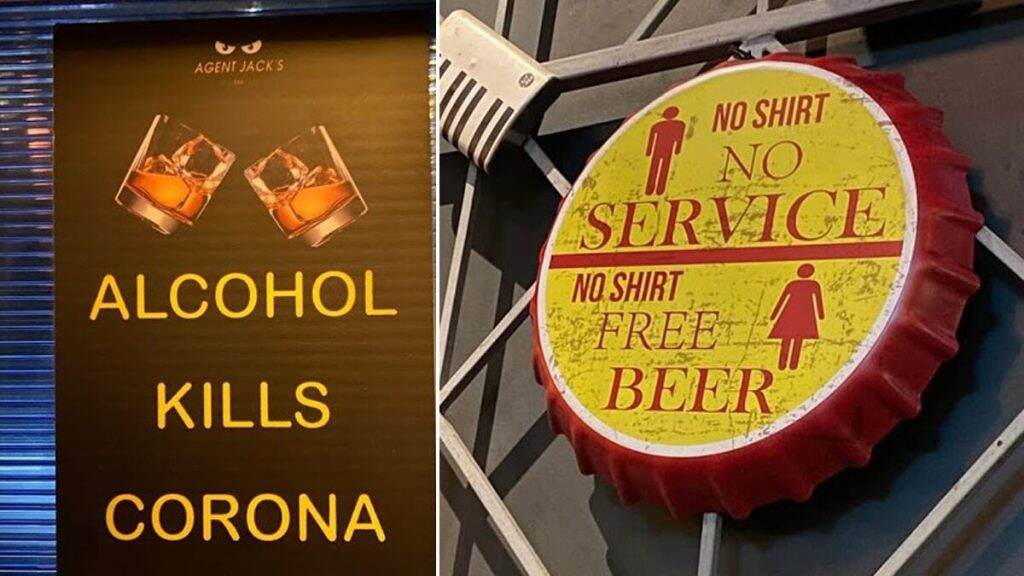नवी मुंबई येथील Agent Jack's Bar विरोधात तक्रार दाखल; 'Alcohol Kills Corona' आणि महिलांसाठी 'No Shirt Free Beer' अशी दिली होती ऑफर नवी मुंबई येथील Agent Jack's Bar विरोधात तक्रार दाखल; 'Alcohol Kills Corona' आणि महिलांसाठी 'No Shirt Free Beer' अशी दिली होती ऑफर