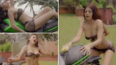 Sherlyn Chopra Bold Video: हाफ न्यूड अवस्थेतील शर्लिन चोपड़ाचा बाईक धुण्याचा बोल्ड अंदाज पाहून चाहत्यांचा तोंडाला येईल फेस, जरा जपूनच पाहा