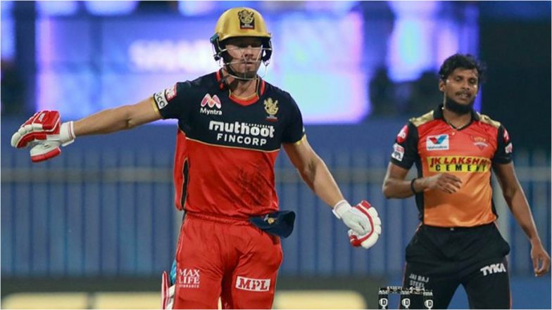 SRH vs RCB, IPL 2020 Eliminator: एबी डिव्हिलर्सने सावरला बेंगलोरचा डाव, सनरायझर्स हैदराबादविरुद्ध रॉयल चॅलेंजर्सची 131 धावांपर्यंत मजल