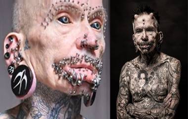 Most Body Modifications: 453 पिअर्सिंग आणि शरीरभर टॅटू असलेल्या Rolf Buchholz ने नाव Guinness World Record मध्ये समाविष्ट, Watch Video