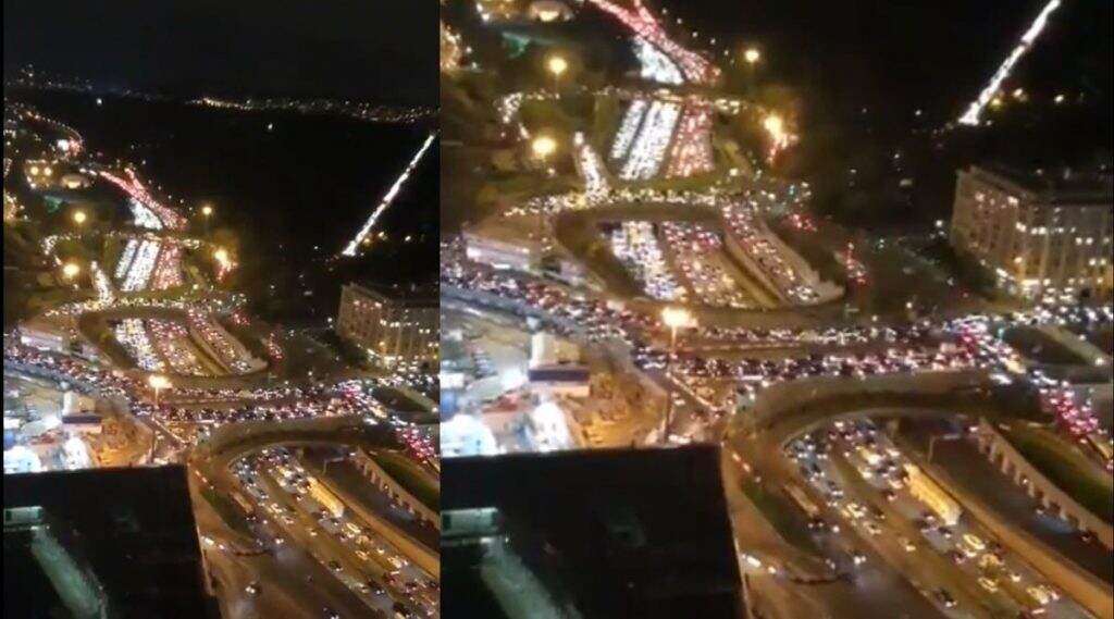 Traffic Jams in Paris: फ्रांसमध्ये दुसऱ्या लॉक डाऊनच्या घोषणेनंतर राजधानी पॅरिसमध्ये तब्बल 700 किमीचे ट्राफिक जाम (Watch Video) Traffic Jams in Paris: फ्रांसमध्ये दुसऱ्या लॉक डाऊनच्या घोषणेनंतर राजधानी पॅरिसमध्ये तब्बल 700 किमीचे ट्राफिक जाम (Watch Video)