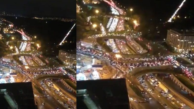Traffic Jams in Paris: फ्रांसमध्ये दुसऱ्या लॉक डाऊनच्या घोषणेनंतर राजधानी पॅरिसमध्ये तब्बल 700 किमीचे ट्राफिक जाम (Watch Video)