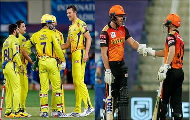 CSK vs SRH IPL 2021 Match 23: सनरायझर्स हैदराबादने नाणेफेक जिंकून बॅटिंगचा निर्णय घेतला, पहा प्लेइंग इलेव्हन