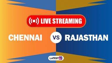 CSK Vs RR, IPL 2020 Live Streaming: चेन्नई सुपर किंग्ज विरुद्ध राजस्थान रॉयल्स यांच्यातील आयपीएल लाईव्ह सामना आणि स्कोर पाहा Hotstar आणि Star Network वर