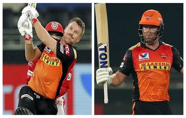 SRH vs KXIP, IPL 2020: डेविड वॉर्नर-जॉनी बेअरस्टोची जोडी जमली! SRH फलंदाजांची विक्रमी भागीदारी; हैदराबाद कर्णधारने केली अनोख्या अर्धशतकाची नोंद